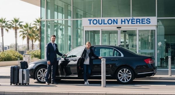 Service chauffeur VTC à l'aéroport de Toulon Hyères : le confort sans surprise