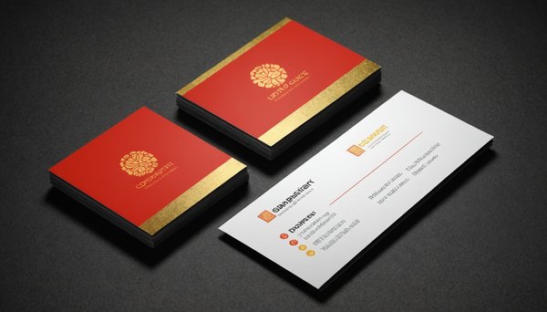 Impression de carte de visite avec dorure à chaud : un choix brillant